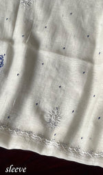 将图像加载到图库查看器中, Shirin Women's Lakhnavi Handcrafted Mul Chanderi Semi - Stitched Kurta And Dupatta Set - HONC0249188