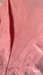 Load image into Gallery viewer, Sehrish Women's Lucknowi Handcrafted Muslin Chikankari Semi - Stitched Suit Material - HONC0231272