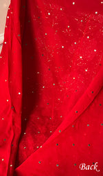 将图像加载到图库查看器中, Zubina Women's Lakhnavi Handcrafted Viscose Georgette Chikankari Unstitched Full Suit Material - HONC0203236