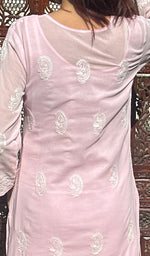 Load image into Gallery viewer, Soniya Women's Lucknowi Handcrafted Cotton Chikankari Kurti -  HONC0210135