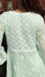 Load image into Gallery viewer, Abisha Women's Lucknowi Handcrafted Cotton Chikankari Angrakha - HONC0232851