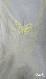 将图像加载到图库查看器中, Titlee Women's Lakhnavi Handcrafted Mul Chanderi Unstitched Kurta And Dupatta Set - HONC0256889