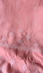 Load image into Gallery viewer, Fairoz Women's Lakhnavi Handcrafted Cotton Chikankari Saree - HONC0232520