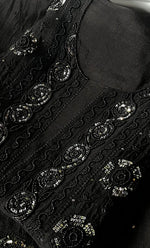 将图像加载到图库查看器中, Women's Lakhnavi Handcrafted Pure Organza Chikankari Unstitched Kurta And Dupatta Set- HONC0328889