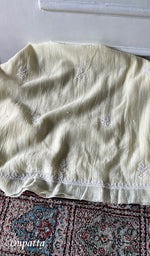 Load image into Gallery viewer, Women's Lakhnavi Handcrafted Mul Chanderi UnStitched Kurta And Dupatta Set - HONC0374453