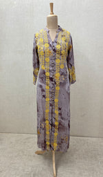 Load image into Gallery viewer, Women's Lucknowi Handcrafted Rayon Chikankari Kurti - NC070063