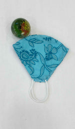 Load image into Gallery viewer, Lucknowi Handcrafted Chikankari Mask - NC0M405