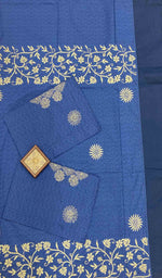 Load image into Gallery viewer, Lakhnavi Handcrafted Cotton Chikankari Bedsheet Set - HONC043424
