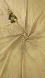 Load image into Gallery viewer, لکھنوی ہاتھ سے تیار کردہ کپاس چکنکاری ٹیبل کور - HONC041201