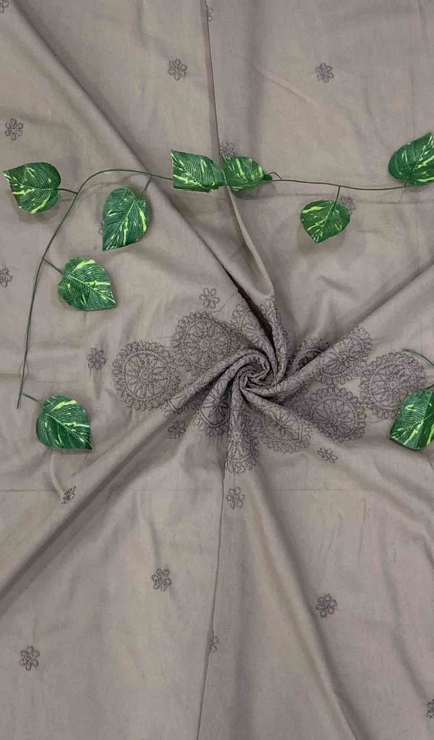 Lakhnavi Handcrafted Cotton Chikankari Table Cover - HONC041277