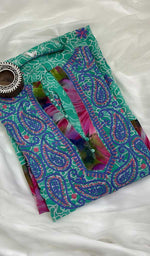 Load image into Gallery viewer, Women's Lakhnavi Handcrafted Faux-Georgette Chikankari Kurti - HONC070374