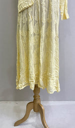 将图像加载到图库查看器中, Women's Lakhnavi Handcrafted Viscose Georgette Chikankari Anarkali - HONC0222222