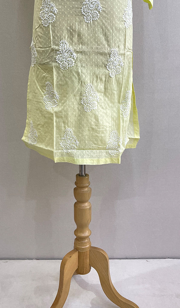 Anam Women's Lucknowi Handcrafted Cotton Chikankari Kurti - HONC0208704