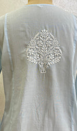 Load image into Gallery viewer, Zoyaa  Women's Lucknowi Handcrafted Cotton Chikankari Kurti - HONC0164399