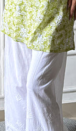 Load image into Gallery viewer, Women's Lucknowi Handcrafted Cotton Chikankari Palazzo - HONC0305806