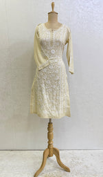 Load image into Gallery viewer, Iqra Women's Lucknowi Handcrafted Cotton Chikankari Kurti - HONC0141262