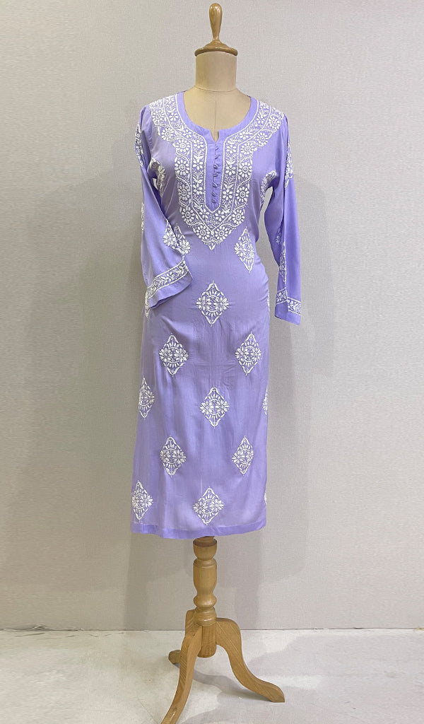 Women's Lucknowi Handcrafted Cotton Chikankari Kurti - HONC0212080
