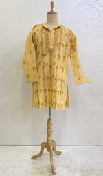 Load image into Gallery viewer, Men's Lucknowi Handcrafted Cotton Chikankari Kurta - NCO53227