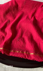 将图像加载到图库查看器中, Women's Lakhnavi Handcrafted Mul Chanderi Unstitched Chikankari Full Suit Material - HONC0319530