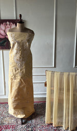 Load image into Gallery viewer, Women's Lakhnavi Handcrafted Unstitched Cotton Chikankari Suit Material - HONC0364004