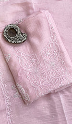 将图像加载到图库查看器中, Titlee Women's Lakhnavi Handcrafted Mul Chanderi Kurta And Dupatta Set- HONC0212273