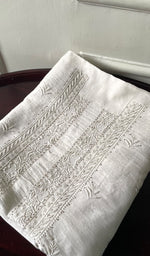 将图像加载到图库查看器中, Women's Lucknowi Handcrafted Chanderi Silk Unstitched Chikankari Kurta and Dupatta Set- HONC0276221