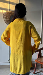 Load image into Gallery viewer, Trisha Women's Lakhnavi Handcrafted Cotton Oversized Chikankari Top - HONC0325784
