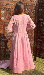 将图像加载到图库查看器中, Women's Lucknowi Handcrafted Mul Chanderi  Stitched Chikankari Kurta, Dupatta With pant Set- HONC0256260