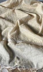 Load image into Gallery viewer, Women's Lakhnavi Handcrafted Mul Chanderi UnStitched Kurta And Dupatta Set - HONC0301698