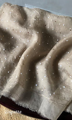 将图像加载到图库查看器中, Women's Lakhnavi Handcrafted Pure Organza Chikankari Unstitched Kurta And Dupatta Set- HONC0310711
