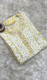 将图像加载到图库查看器中, Soni Women's Lucknowi Handcrafted Modal Cotton Chikankari Kurti - HONC0166549