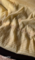 将图像加载到图库查看器中, Women's Lakhnavi Handcrafted Mul Chanderi Chikankari Unstitched Kurta and Dupatta Set - HONC0280841