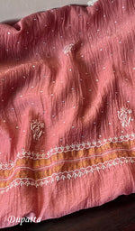 Load image into Gallery viewer, Women's Lakhnavi Handcrafted Mul Chanderi Kurta And Dupatta Set - HONC0289001