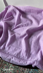 Load image into Gallery viewer, Women's Lakhnavi Handcrafted Mul Chanderi Unstitched Chikankari Full Suit Material - HONC0326124