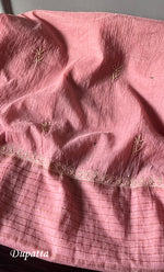 Load image into Gallery viewer, Women's Lakhnavi Handcrafted Mul Chanderi Unstitched Kurta And Dupatta Set- HONC0280876