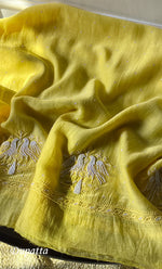 将图像加载到图库查看器中, Women's Lakhnavi Handcrafted Mul Chanderi UnStitched Kurta And Dupatta Set - HONC0295611