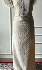 Load image into Gallery viewer, Lucknowi Handcrafted Munga Silk Chikankari Unstitched Unisex Kurta Fabric - HONC0320842