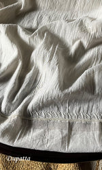 Load image into Gallery viewer, Women's Lakhnavi Handcrafted Maheshwari Mul Chanderi Unstitched Kurta And Dupatta Set- HONC0286816