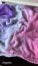 将图像加载到图库查看器中, Sidra Women's Lakhnavi Handcrafted Cotton Chikankari Suit Material - HONC0291775