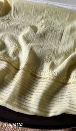 将图像加载到图库查看器中, Women's Lakhnavi Handcrafted Mul Chanderi Chikankari Full Suit Material - HONC0282296