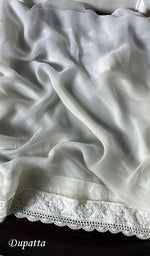 将图像加载到图库查看器中, Nida Women's Lakhnavi Handcrafted Cotton Chikankari Suit Material - HONC0289734