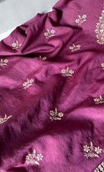 Load image into Gallery viewer, Lucknowi Handcrafted Munga Silk Chikankari Unstitched Men's Kurta Fabric - HONC0327308