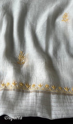 Load image into Gallery viewer, Women's Lakhnavi Handcrafted Mul Chanderi Unstitched Kurta And Dupatta Set - HONC0226787