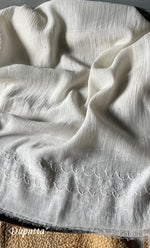 Load image into Gallery viewer, Izna Women's Lakhnavi Handcrafted Mul Chanderi Semi - Stitched Anarkali And Dupatta Set - HONC0305089