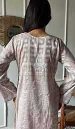 将图像加载到图库查看器中, Prisha Women's Lakhnavi Handcrafted Cotton Chikankari Kurti - HONC0335252