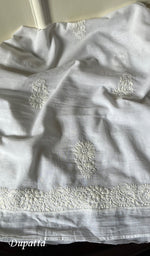 将图像加载到图库查看器中, Women's Lakhnavi Handcrafted Cotton Unstitched Kurta And Dupatta Set - HONC0242200