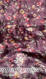 将图像加载到图库查看器中, Disha Women's Lakhnavi Handcrafted Organza Chikankari Unstitched Kurta And Dupatta Set - HONC0201475