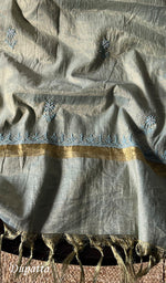 将图像加载到图库查看器中, Women's Lakhnavi Handcrafted Tissue Chanderi Chikankari Suit Material - HONC0287076