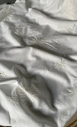 将图像加载到图库查看器中, Women's Lakhnavi Handcrafted Cotton Chikankari Unstitched Kurti Fabric - HONC0235341