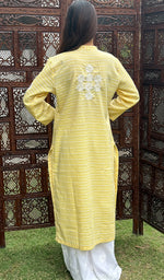 将图像加载到图库查看器中, Amanat Women's Lucknowi Handcrafted Cotton Chikankari Kurti - HONC0276855